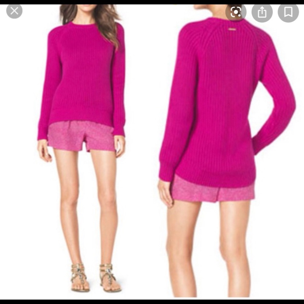 Micheal Kors Fuchsia Sweater